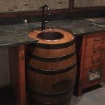 Whiskey Barrel Faucet & Sink Installation - Macatawa Plumbing - Holland, Michigan
